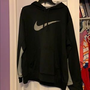Nike Black and Gray therma-fit hoodie